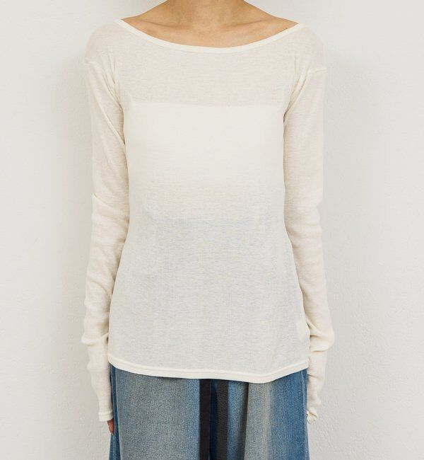  「【PEAS】ガーゼテレコプルオーバー」|Tシャツ・カットソー|