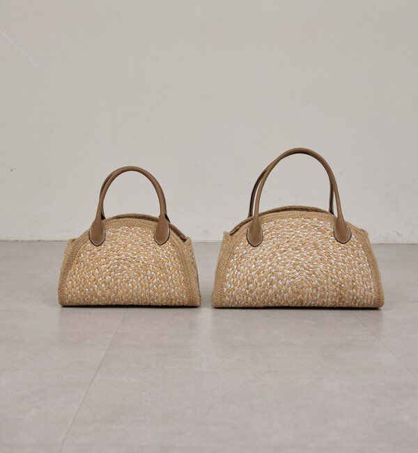  「 【Jhuri Shate】ハーフサークルバッグ/L」|トートバッグ|