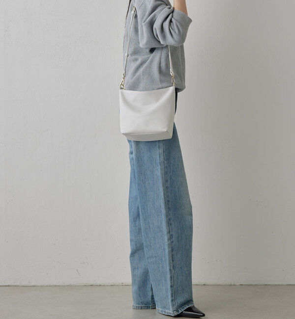  「ソフトレザーシンプルショルダーバッグ 」|ショルダー・メッセンジャー|