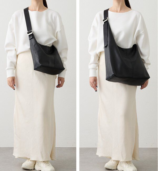  「レザーホーボーバッグ M」|ショルダー・メッセンジャー|