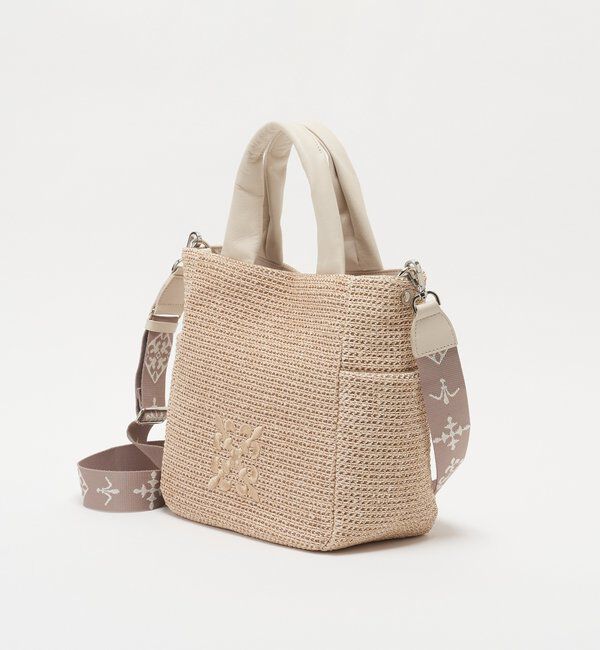  「ナイロンラフィア2WAYトートバッグ」|トートバッグ|