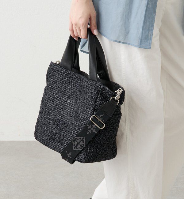  「ナイロンラフィア2WAYトートバッグ」|トートバッグ|