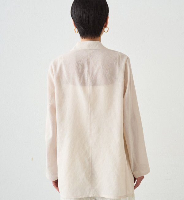  「リネンライクシアージャケット」|ベスト・ジレ|