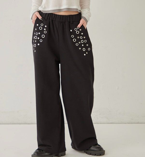  「アイレットスウェットパンツ」|チノ|