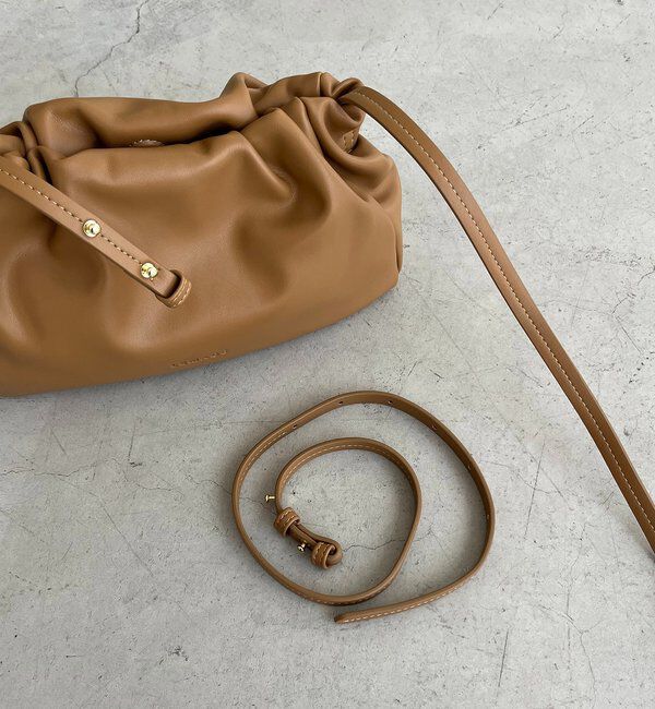  「【新色/ライトベージュ】クラウディギャザーバッグ」|トートバッグ|