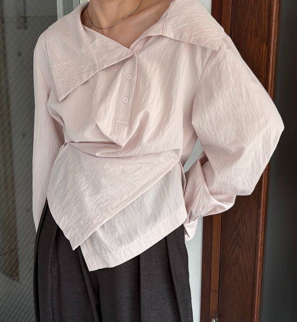  「【2WAY】カシュクールシャツ」|シャツ・ブラウス|