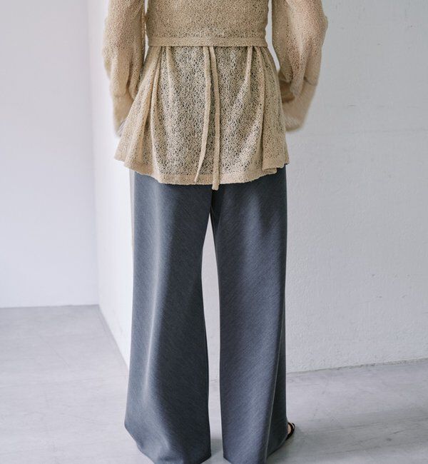  「ダブルクロスワイドパンツ」|チノ|