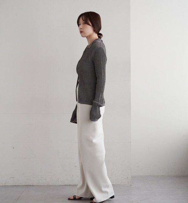  「ダブルクロスワイドパンツ」|チノ|