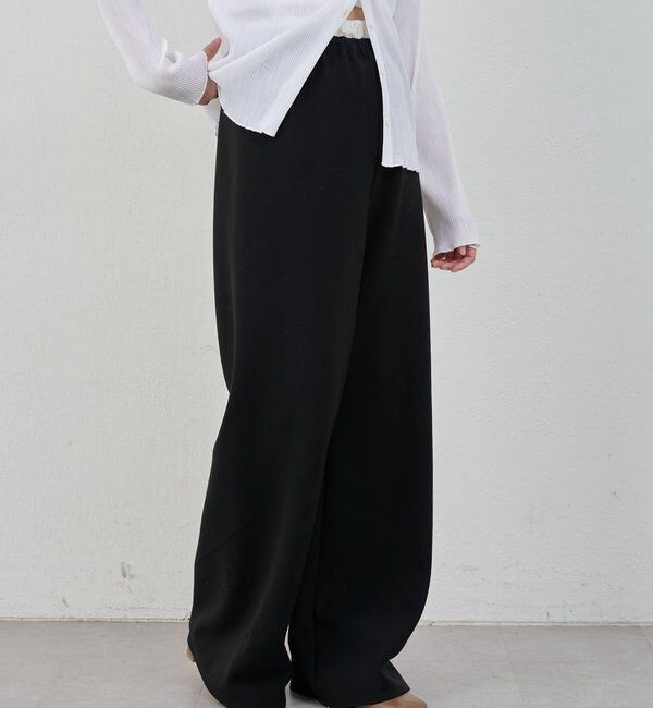  「ダブルクロスワイドパンツ」|チノ|