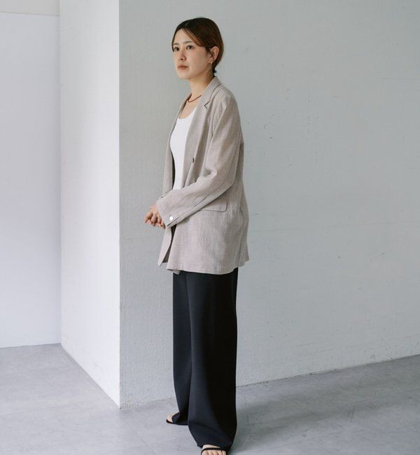  「ダブルクロスワイドパンツ」|チノ|