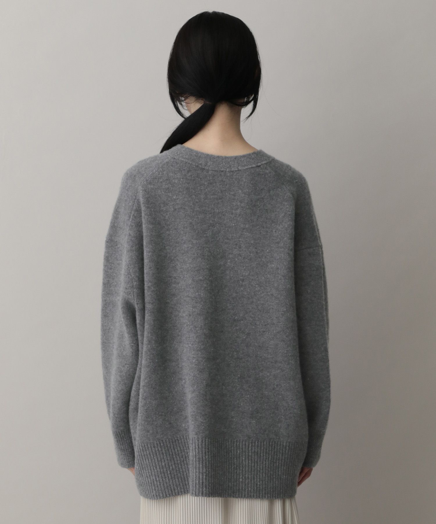 A part by 「カシミヤコンBIG Vネックカーディガン」|ニット・セーター|