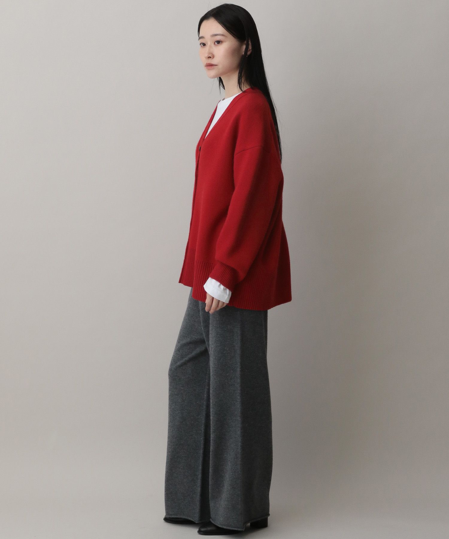 A part by 「カシミヤコンBIG Vネックカーディガン」|ニット・セーター|