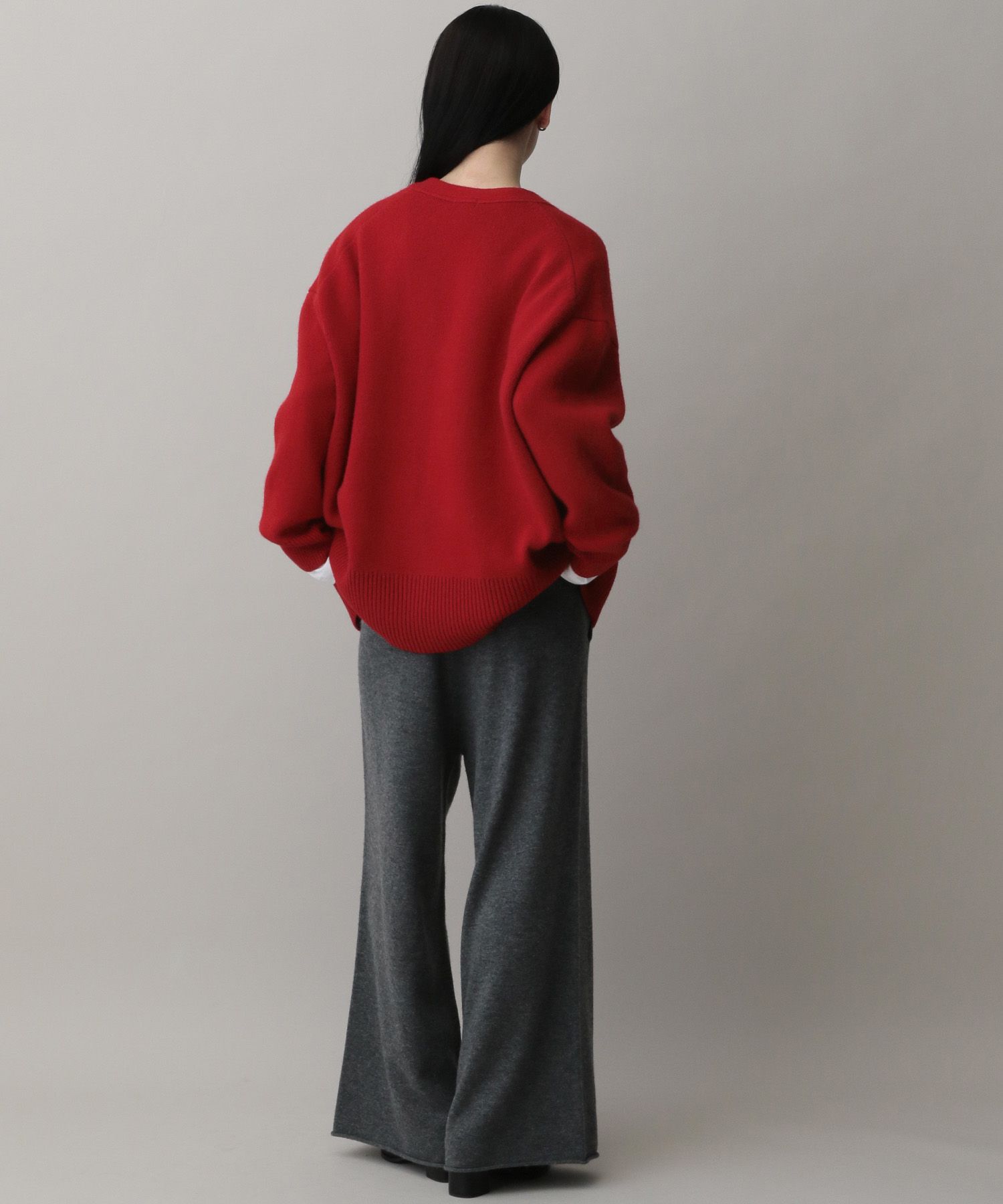 A part by 「カシミヤコンBIG Vネックカーディガン」|ニット・セーター|