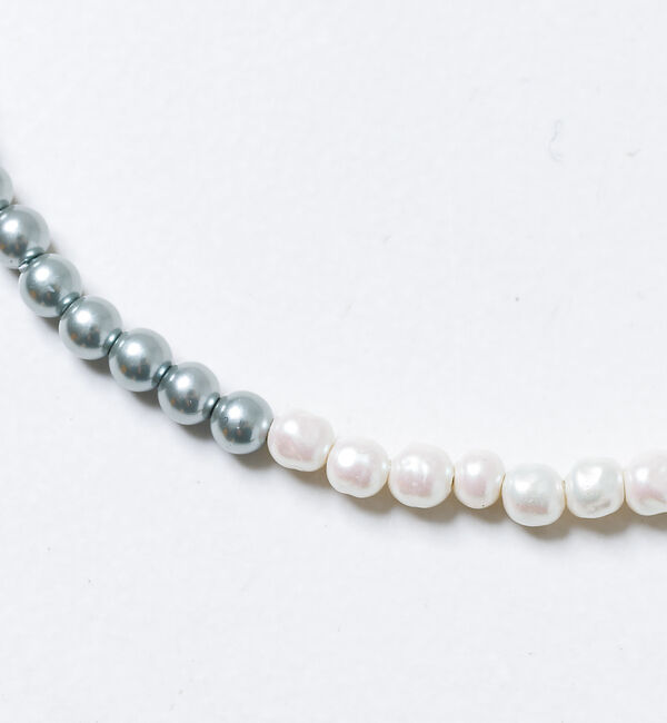 collex「【Ljud/ユード】配色ガラスバロックパールネックレス」|ネックレス|