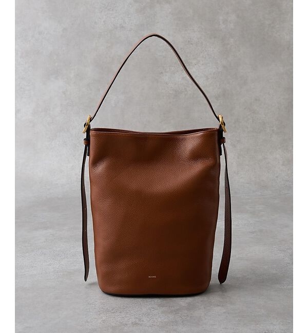 collex「【WEB限定】【Beau're/ヴュレ】Design Buckle Bucket」|ショルダー・メッセンジャー|ブラウン