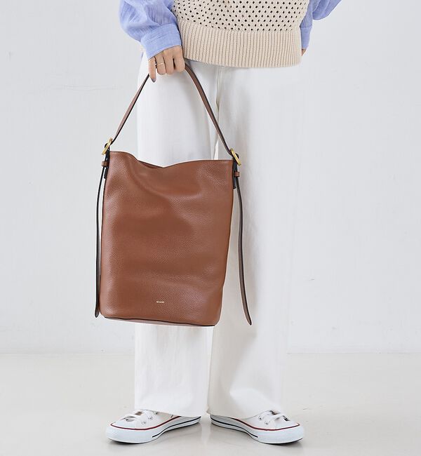 collex「【WEB限定】【Beau're/ヴュレ】Design Buckle Bucket」|ショルダー・メッセンジャー|