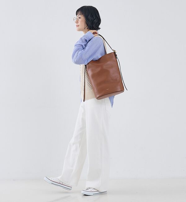 collex「【WEB限定】【Beau're/ヴュレ】Design Buckle Bucket」|ショルダー・メッセンジャー|