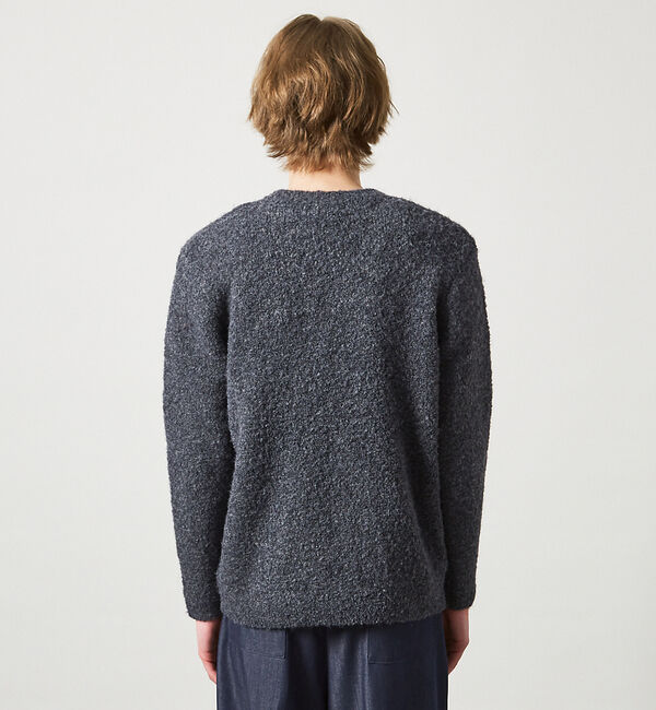 ABAHOUSE「【シャギー調】リングヤーン メランジニット / プルオーバー ニット」|ニット・セーター|