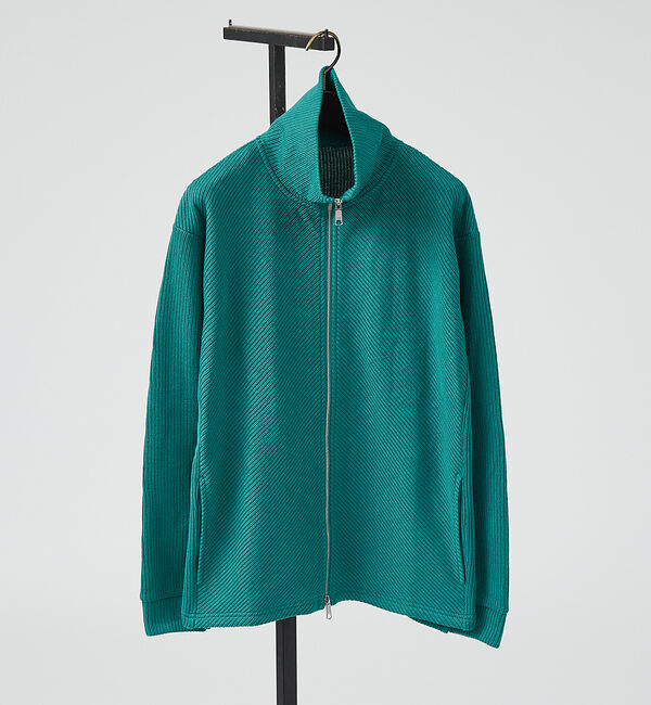 ABAHOUSE「【ハイネック】ドライバーズニット/ジップカーディガン」|カーディガン|