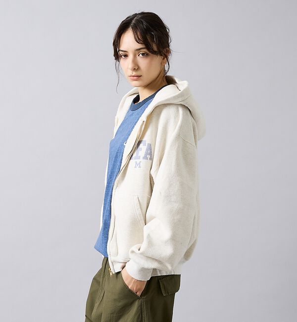 ABAHOUSE「【REMI RELIEF / レミ レリーフ】  SP加工 起毛裏毛 ZIPパー」|パーカー|
