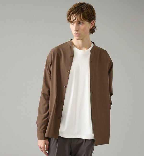 ABAHOUSE「コットンポンチ モダンフィット ロンT / オーバーサイズ」|Tシャツ・カットソー|