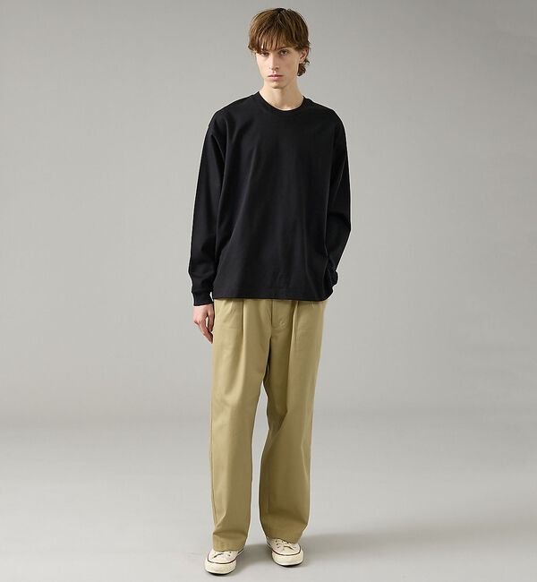 ABAHOUSE「コットンポンチ モダンフィット ロンT / オーバーサイズ」|Tシャツ・カットソー|