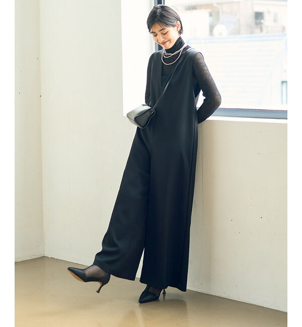 Rouge vif「シアータートルネックリブニット」|ニット・セーター|