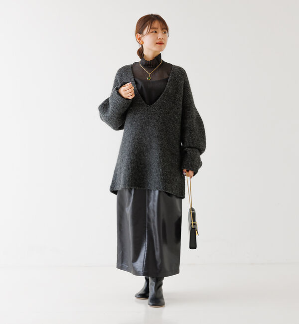 Rouge vif「サテンタックスカート」|スカート|