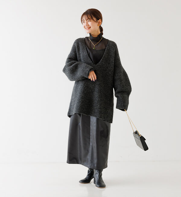 Rouge vif「サテンタックスカート」|スカート|