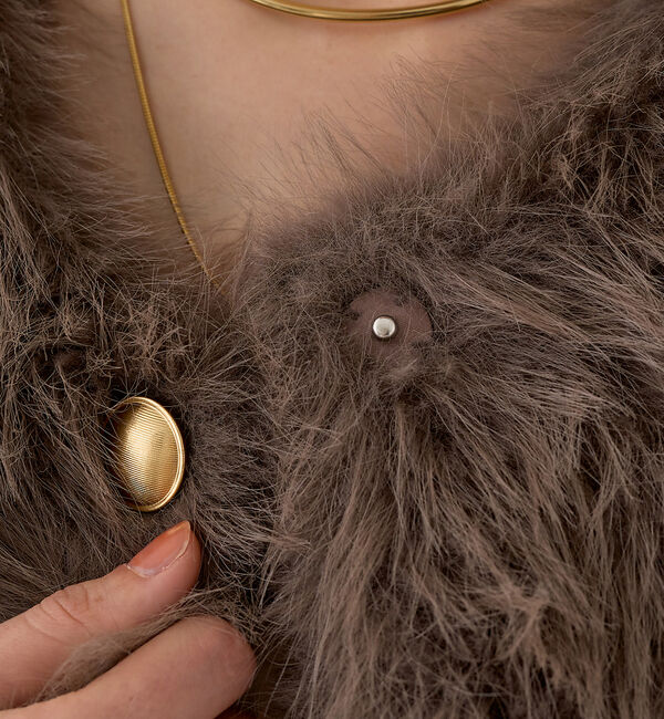 Rouge vif「【一部店舗限定】エコファーベスト」|ダウンベスト・ベスト|