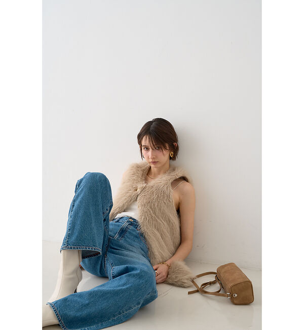 Rouge vif「【一部店舗限定】エコファーベスト」|ダウンベスト・ベスト|