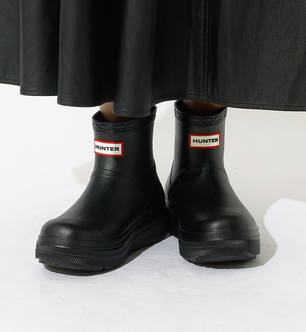 Rouge vif「【HUNTER/ハンター】UNISEX PLAY MOLDED BOOT  /」|レインシューズ|ブラック