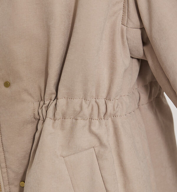 qualite「【軽やかでほどよい暖かさ】ピーチパデッドブルゾン」|ブルゾン・スタジャン|