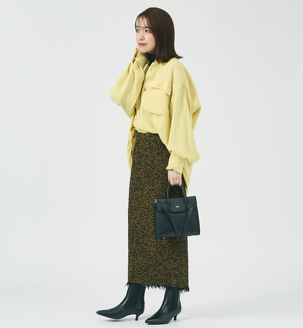 AU BANNISTER「【LAROUTE】ポインテッドサイドゴアブーツ」|ショートブーツ|