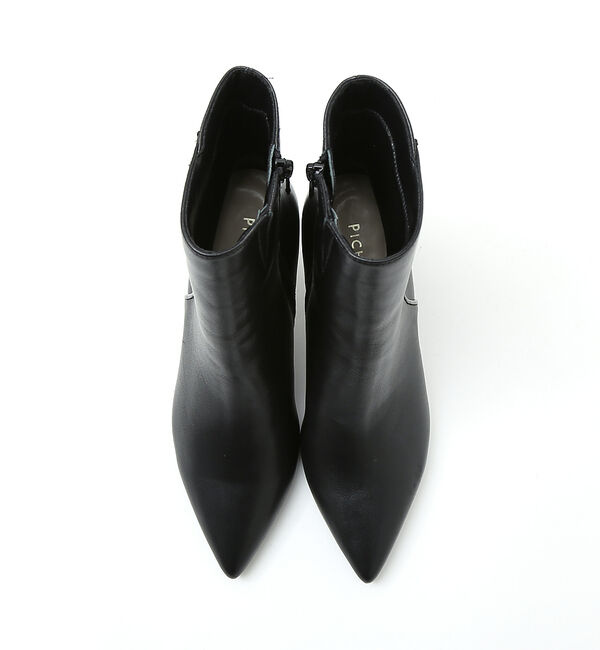 AU BANNISTER「【最高ブーツ/ 6.5cmヒール】ポインテッドトゥショートブーツ」|ショートブーツ|