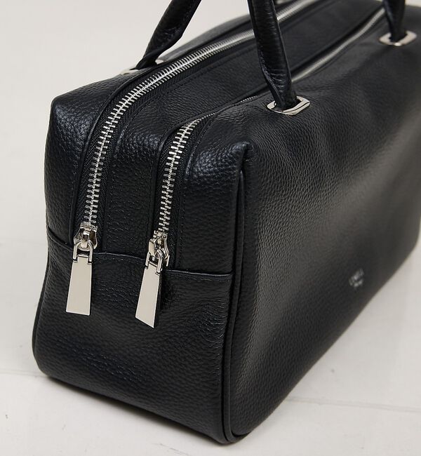 LOWELL things「Raffy/レザースクエアボストン」|ボストンバッグ|