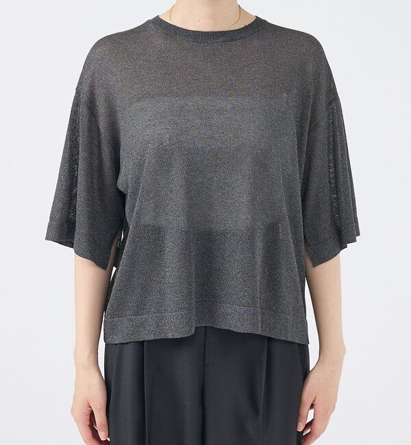 abahouse mavie「シアーニットプルオーバー」|ニット・セーター|