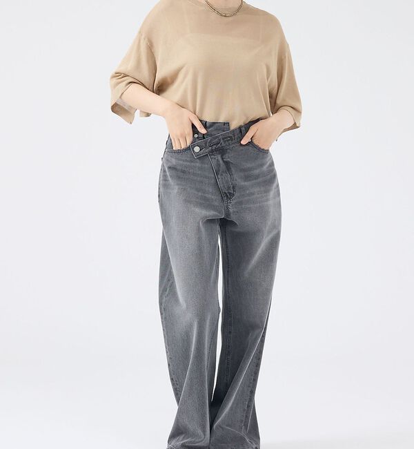 abahouse mavie「シアーニットプルオーバー」|ニット・セーター|