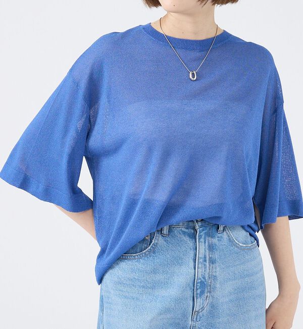 abahouse mavie「シアーニットプルオーバー」|ニット・セーター|