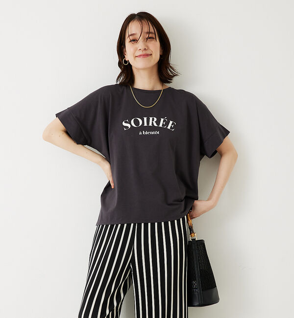 abahouse mavie「ワイドロゴT」|Tシャツ・カットソー|