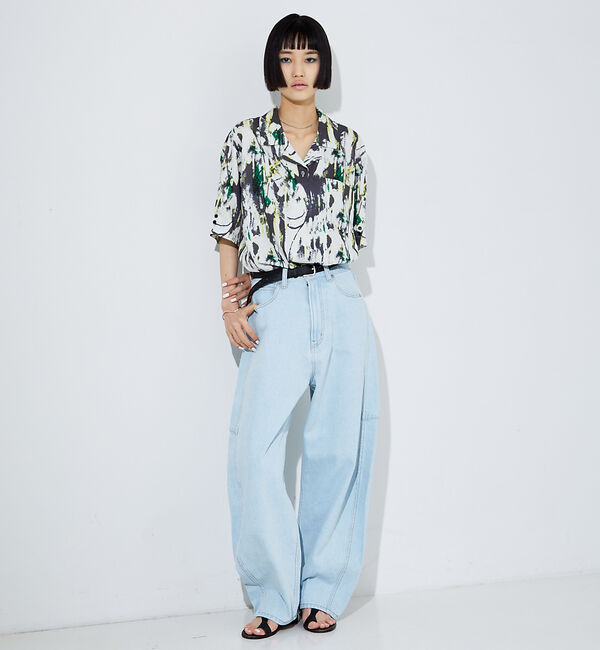 NOMINE「カーブデニム パンツ」|デニム|