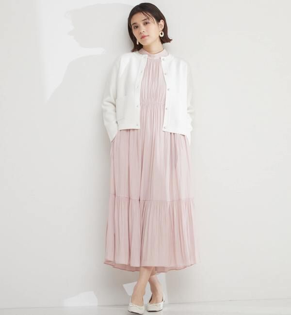 TIARA「ハイネックギャザーワンピース」|ワンピース|