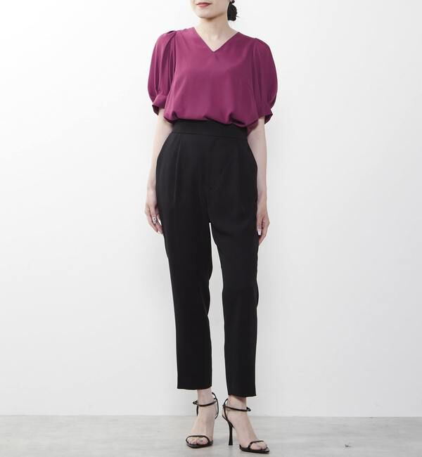 TIARA「Vネックブラウス」|シャツ・ブラウス|