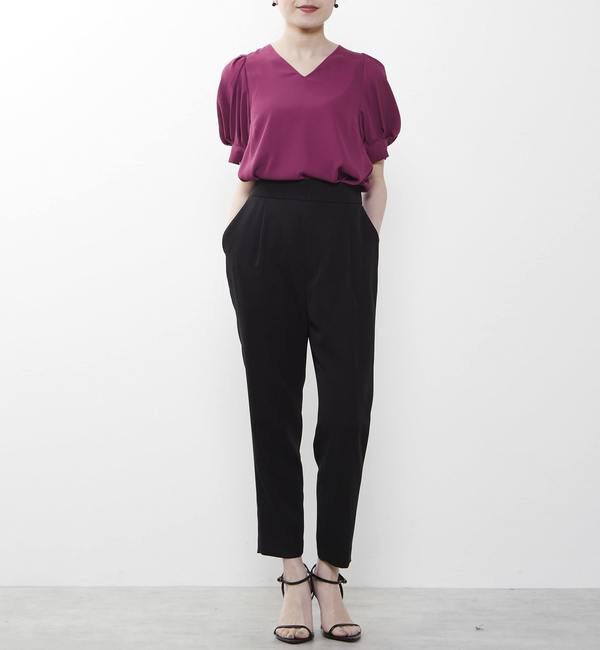 TIARA「Vネックブラウス」|シャツ・ブラウス|