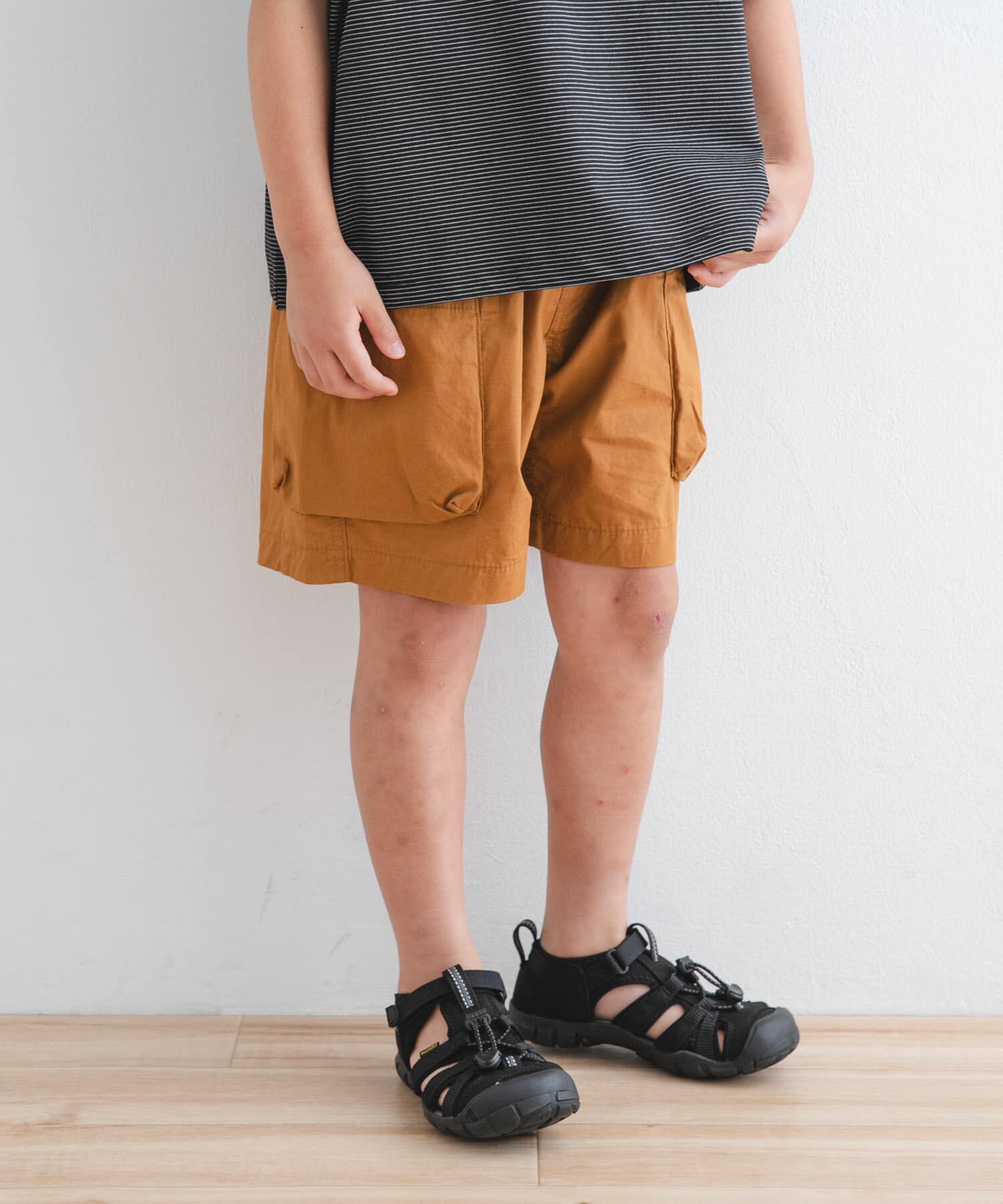 URBAN RESEARCH DOORS「『速乾』コットンサイドポケットショーツ(KIDS)」|その他|ブラウン系その他