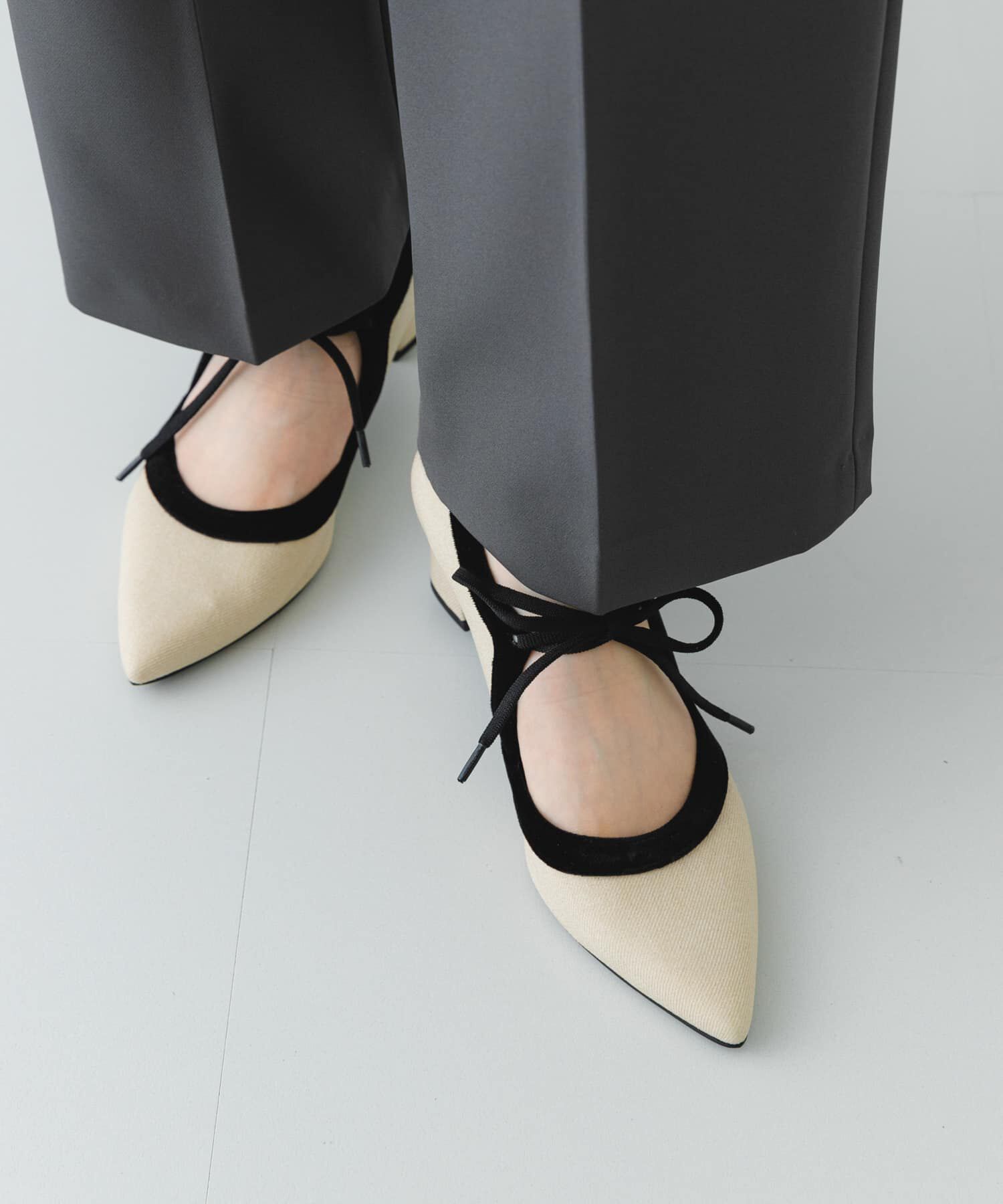 RODE SKO「『MADE IN JAPAN』チャンキーヒールリボンパンプス」|パンプス|