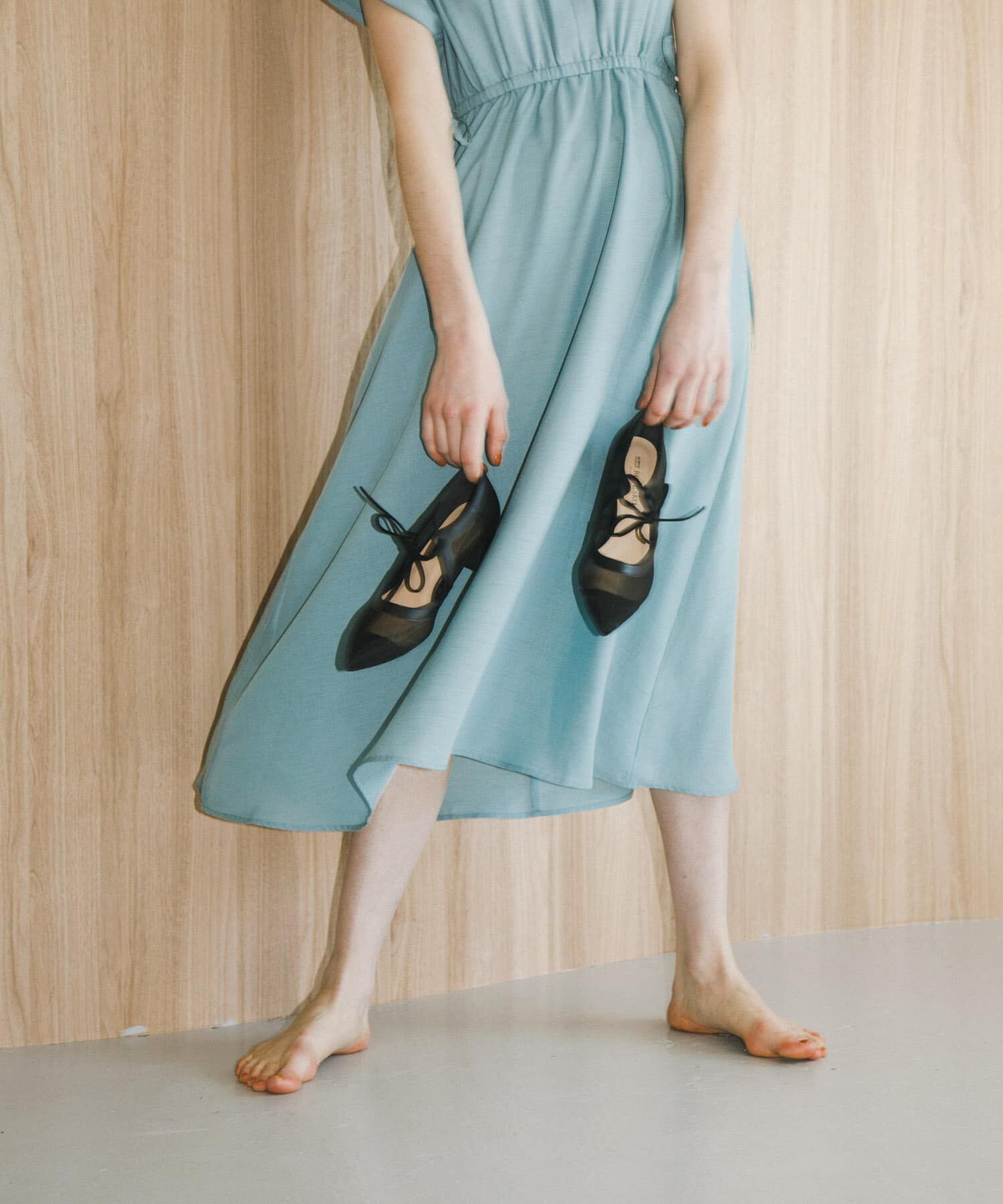 RODE SKO「『MADE IN JAPAN』チャンキーヒールリボンパンプス」|パンプス|