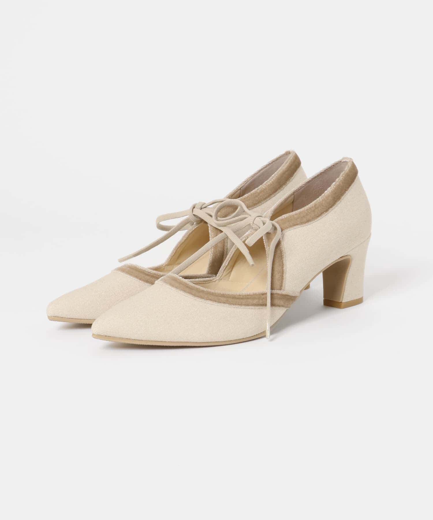 RODE SKO「『MADE IN JAPAN』チャンキーヒールリボンパンプス」|パンプス|