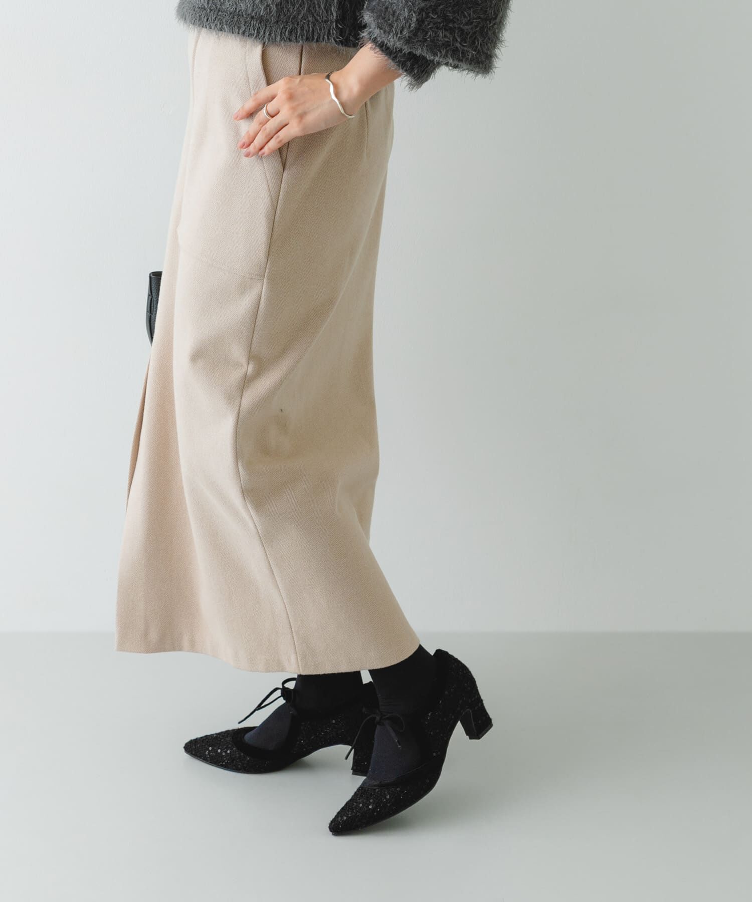 RODE SKO「『MADE IN JAPAN』チャンキーヒールリボンパンプス」|パンプス|