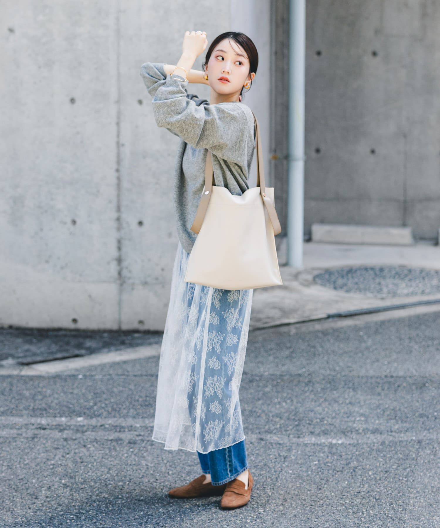 RODE SKO「『一部別注カラー』BEAURE　カウレザー2デザインベルトバッグ」|トートバッグ|